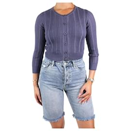 Missoni-Purple button-up cardigan - size UK 10-Purple