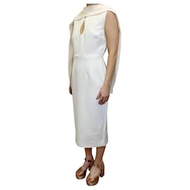 Roksanda-Vestido camisero sin mangas color crema - talla UK 10-Crudo