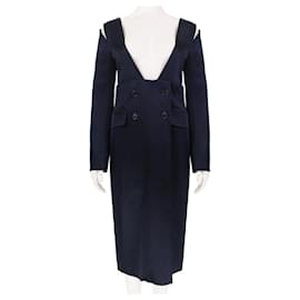 Jil Sander-Abito della collezione sfilata di Jil Sander-Blu scuro