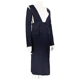 Jil Sander-Collection de robes de la collection Jil Sander.-Bleu foncé