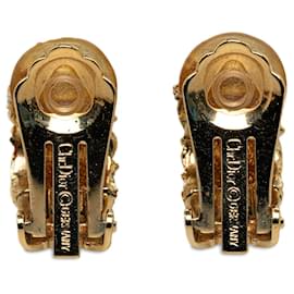Dior-Boucles d'oreilles clips dorées Dior Gold-Doré