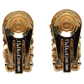 Dior-Brincos Dior Gold-Tone Clip-On-Dourado