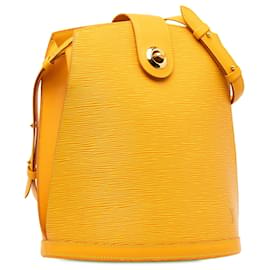 Louis Vuitton-Louis Vuitton Yellow Epi Cluny-Yellow