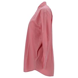 Tommy Hilfiger-Übergroßes Langarmshirt aus Webstoff für Damen-Rot