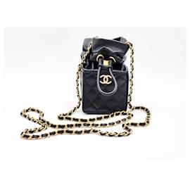 Chanel-Chanel Mini Crossbody Shoulder Bag-Black