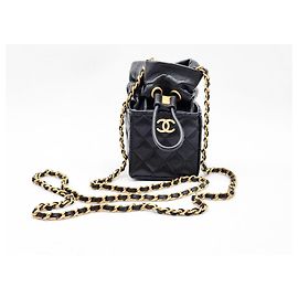 Borsa a tracolla mini Chanel Nero