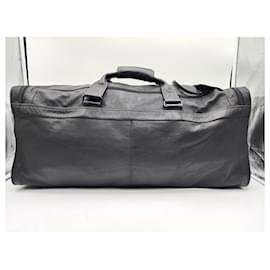 Christian Dior-Christian Dior Boston Travel Duffle Bag-Black