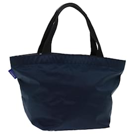 Autre Marque-Burberrys Blue Label Hand Bag Nylon Navy Auth bs12309-Navy blue