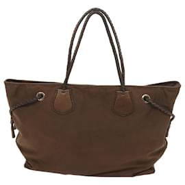 Céline-CELINE Tote Bag Canvas Brown Auth ep3431-Brown