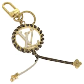 Louis Vuitton-LOUIS VUITTON Porte Cles Berry Key Holder Gold M63082 LV Auth bs12283-Golden