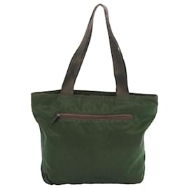 Prada-PRADA Tote Bag Nylon Khaki Auth bs12208-Cachi
