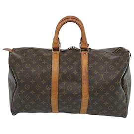Louis Vuitton-Louis Vuitton-Monogramm Keepall 45 Boston Bag M.41428 LV Auth 66106-Monogramm
