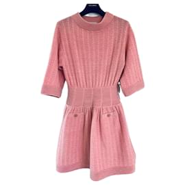 Chanel-New Supermarket Collection Cashmere dress-Pink