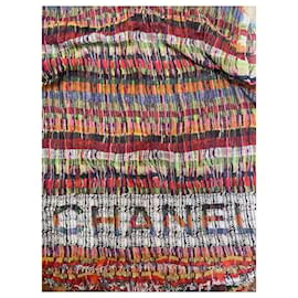 Chanel-CHANEL Sciarpe T.  cachemire-Multicolore