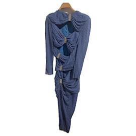 Autre Marque-RAISA VANESSA Robes T.fr 36 SYNTHÉTIQUE-Bleu