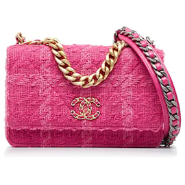 Chanel-CHANEL HandbagsLinen-Pink