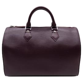 Louis Vuitton-Purple Louis Vuitton Epi Speedy 30 Boston Bag-Purple