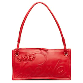 Loewe-Red Loewe Logo Shoulder Bag-Red