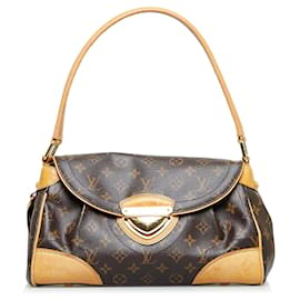 Louis Vuitton-LOUIS VUITTON HandbagsCloth-Brown