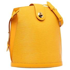 Louis Vuitton-Bolsa de ombro Louis Vuitton Epi Cluny amarela-Amarelo