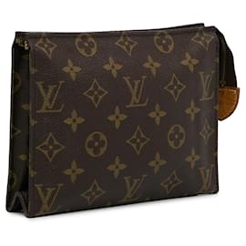 Louis Vuitton-Astuccio da toilette marrone Louis Vuitton con monogramma 19-Marrone