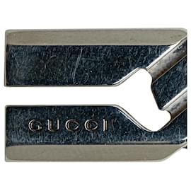 Gucci-Collier pendentif nœud Gucci argenté-Argenté