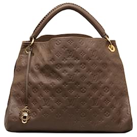 Louis Vuitton-Sac Hobo Louis Vuitton Monogram Empreinte Artsy MM marron-Marron