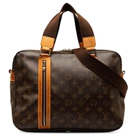 Louis Vuitton-Brown Louis Vuitton Monogram Sac Bosphore Business Bag-Brown