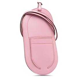 Hermès-Capa de telefone rosa Hermes Chevre In-The-Loop To Go GM-Rosa