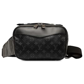 Louis Vuitton-Black Louis Vuitton Monogram Eclipse Explorer Bumbag Belt Bag-Black