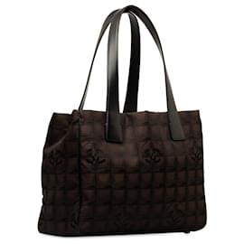 Chanel-Brown Chanel New Travel Line Tote-Brown