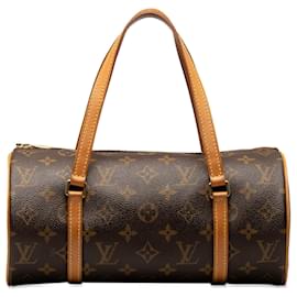 Louis Vuitton-Marron Louis Vuitton Monogramme Papillon 26 Sac à main-Marron