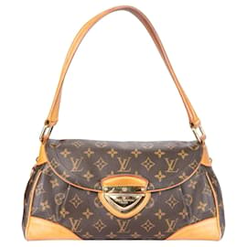 Louis Vuitton-Louis Vuitton Beverly Umhängetasche aus Canvas mit Monogramm-Braun