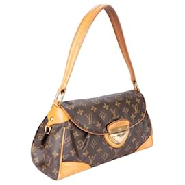 Louis Vuitton-Louis Vuitton Beverly Umhängetasche aus Canvas mit Monogramm-Braun