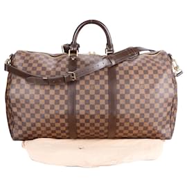 Louis Vuitton-Bandouliere con monograma Damier Ebene de Louis Vutton 55-Castaño