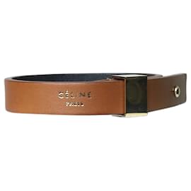 Céline-Brown leather bracelet-Brown