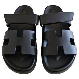 Herno Zypern Sandalen Schwarz