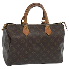 Louis Vuitton-Louis Vuitton Monogram Speedy 30 Hand Bag M41526 LV Auth 67145-Monogram