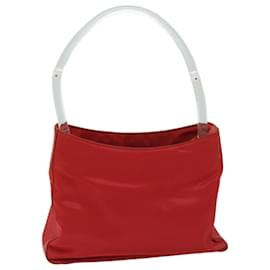Prada-PRADA Hand Bag Nylon Red Auth 67067-Red