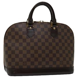 Louis Vuitton-LOUIS VUITTON Damier Ebene Alma Hand Bag N51131 LV Auth 66898-Other