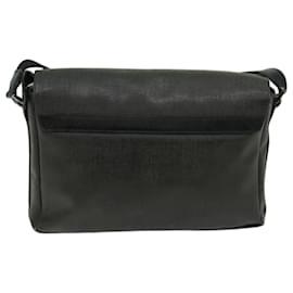 Bulgari-BVLGARI Shoulder Bag PVC Canvas Black Auth bs12281-Black