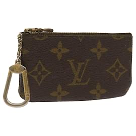 Louis Vuitton-LOUIS VUITTON Monogram Pochette Cles Porte-monnaie M62650 LV Auth bs11963-Monogramme