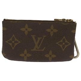 Louis Vuitton-Bolsa Moeda M LOUIS VUITTON Monograma Pochette Cles M62650 LV Auth bs11963-Monograma
