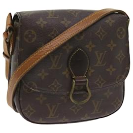Louis Vuitton-LOUIS VUITTON Monogram Saint Cloud MM Shoulder Bag M51243 LV Auth 67130-Monogram