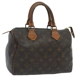 Louis Vuitton-Louis Vuitton Monogram Speedy 25 Hand Bag M41528 LV Auth bs12097-Monogram