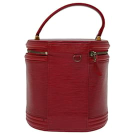 Louis Vuitton-LOUIS VUITTON Epi Cannes Hand Bag Red M48037 LV Auth 66883-Red