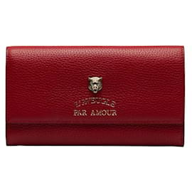 Gucci-Gucci Portefeuille animalier-Red