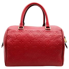 Louis Vuitton-Louis Vuitton speedy Bandouliere 25-Red