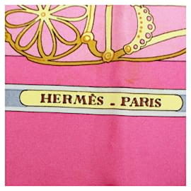Hermès-HERMÈS CARRÉ 90-Rose