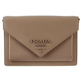 Prada-Envelope Prada-Bege
